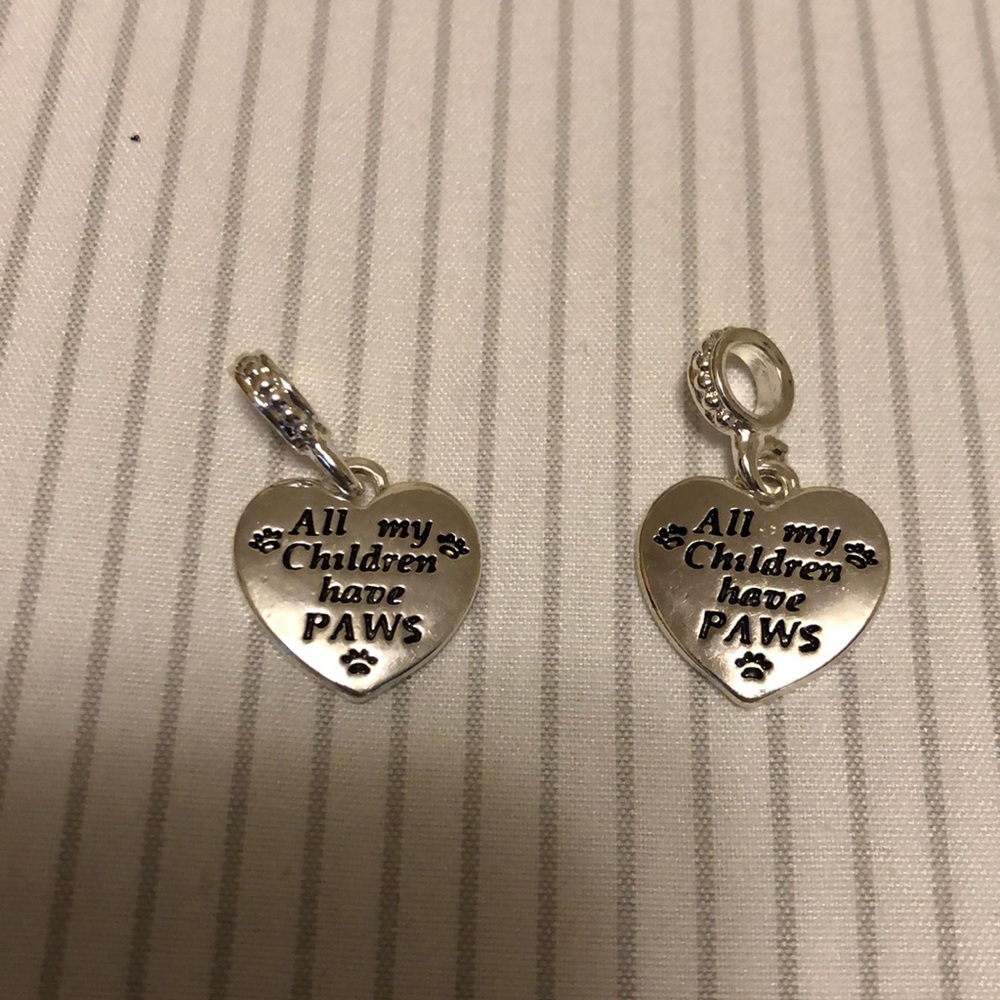 New All my children have Paws Charm